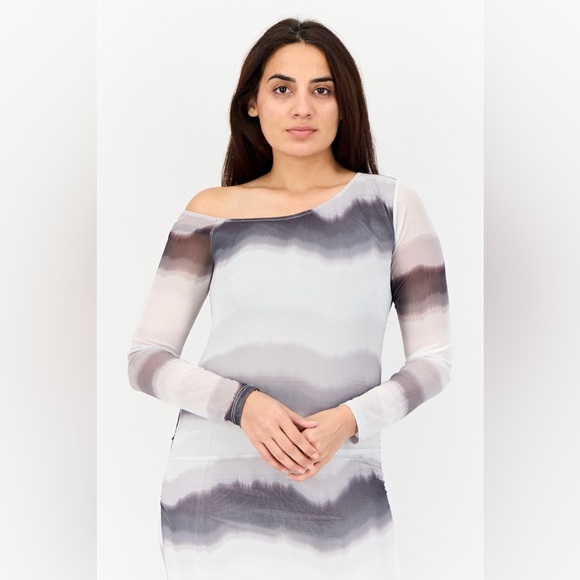 NWT No Comment Women Mesh Maxi Dress - Picture 4 of 5